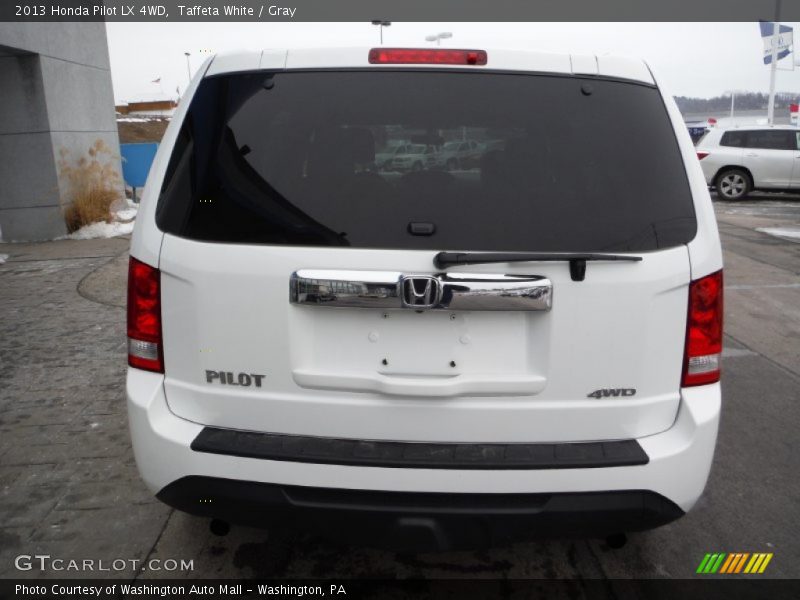 Taffeta White / Gray 2013 Honda Pilot LX 4WD