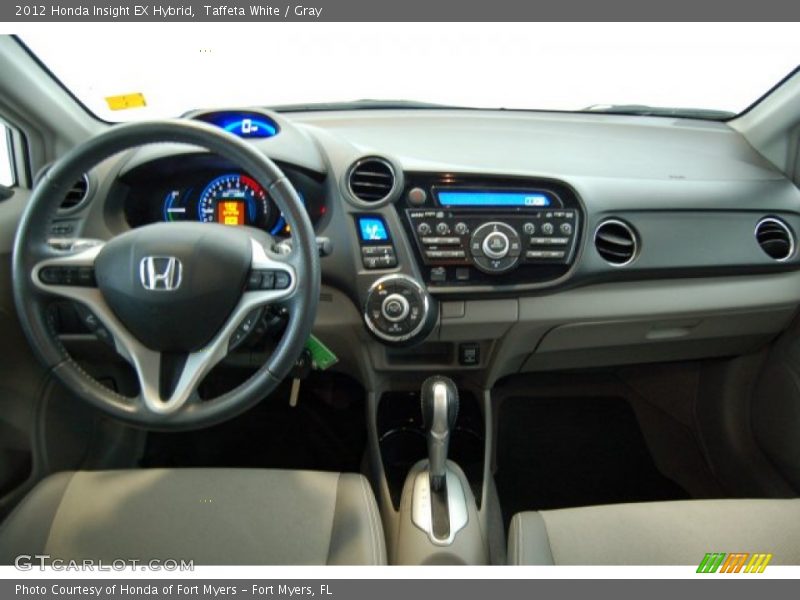 Taffeta White / Gray 2012 Honda Insight EX Hybrid