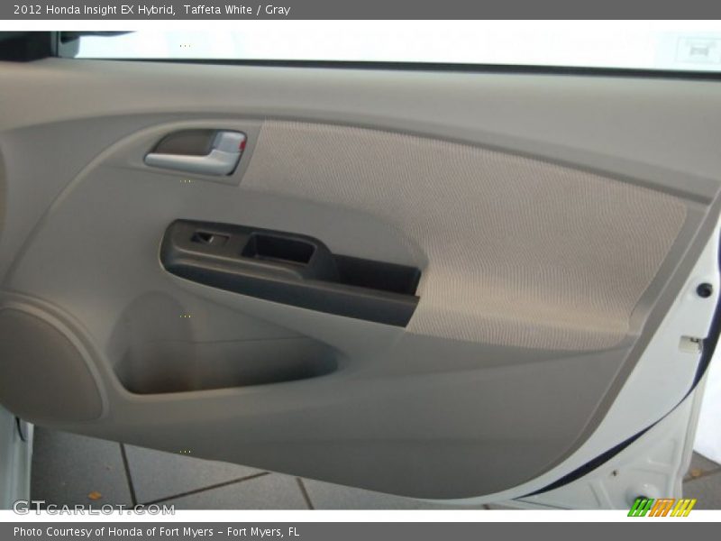 Taffeta White / Gray 2012 Honda Insight EX Hybrid