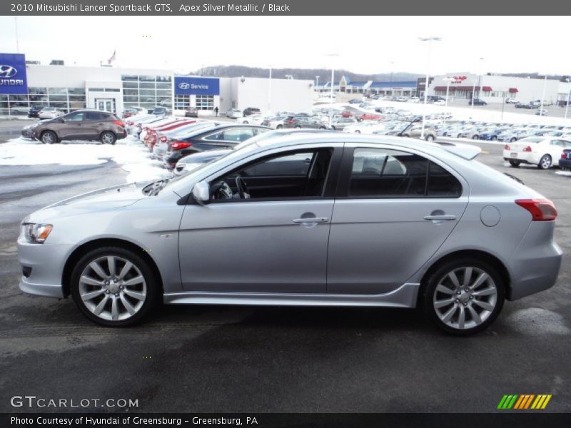  2010 Lancer Sportback GTS Apex Silver Metallic