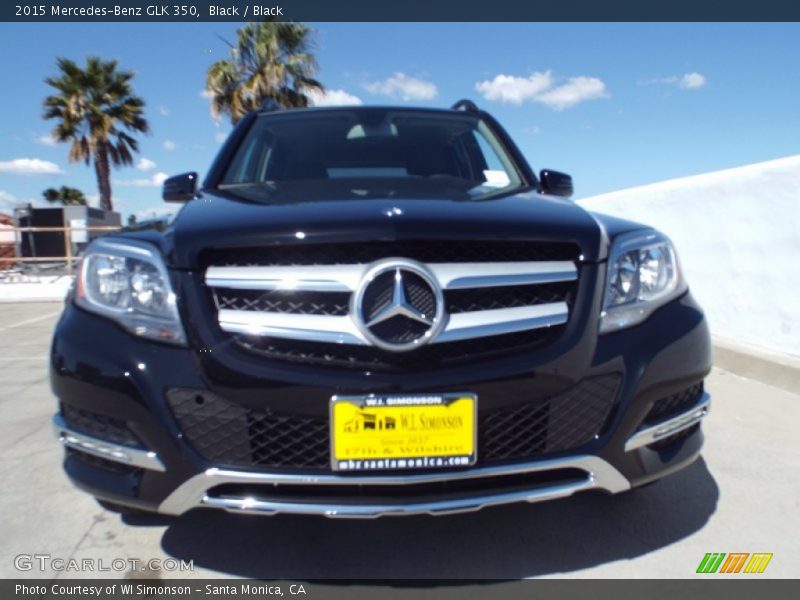 Black / Black 2015 Mercedes-Benz GLK 350