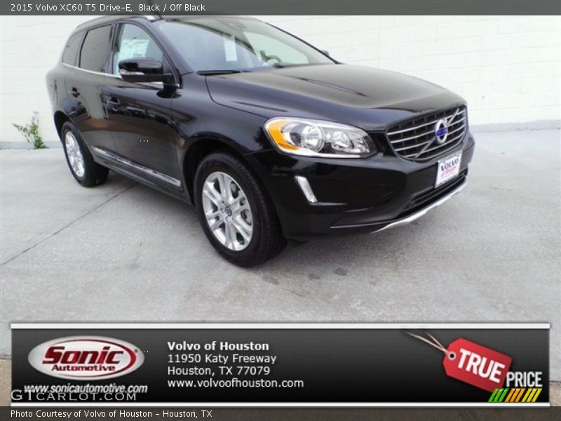 Black / Off Black 2015 Volvo XC60 T5 Drive-E