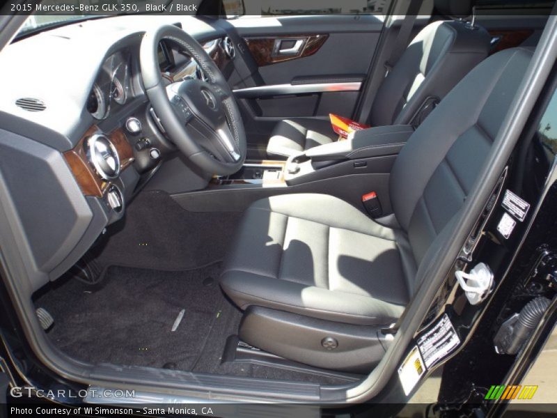 Black / Black 2015 Mercedes-Benz GLK 350