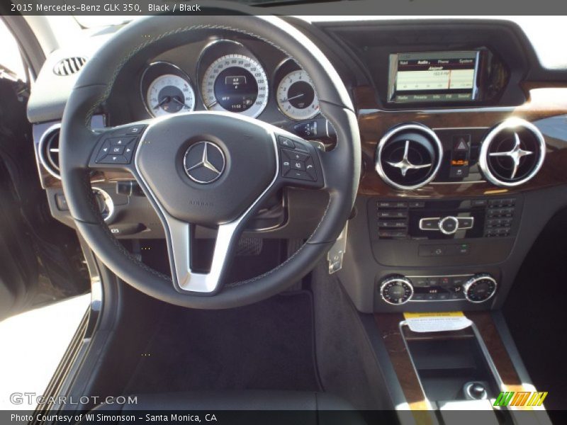 Black / Black 2015 Mercedes-Benz GLK 350