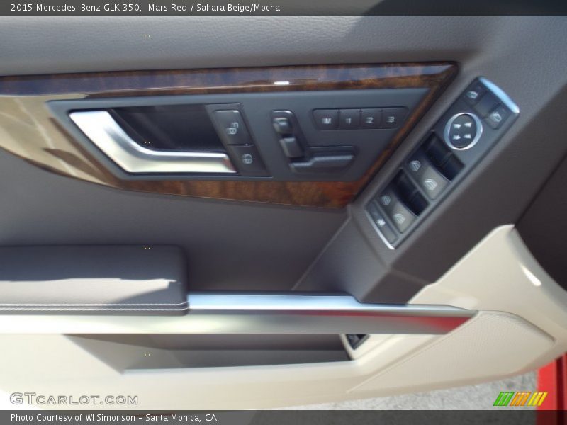 Mars Red / Sahara Beige/Mocha 2015 Mercedes-Benz GLK 350