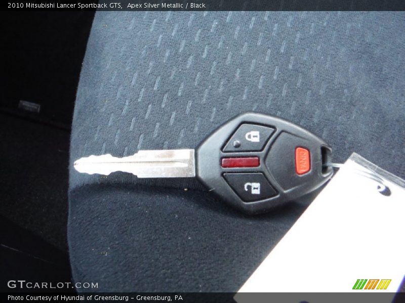Keys of 2010 Lancer Sportback GTS