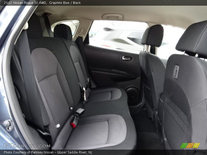 Graphite Blue / Black 2012 Nissan Rogue SV AWD
