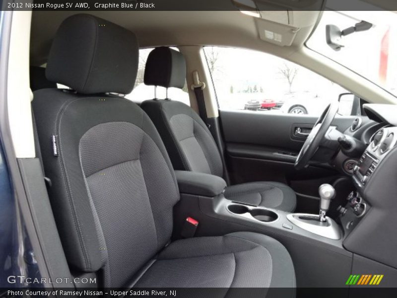 Graphite Blue / Black 2012 Nissan Rogue SV AWD