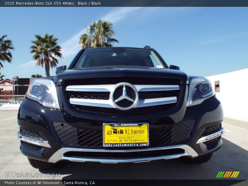 Black / Black 2015 Mercedes-Benz GLK 350 4Matic