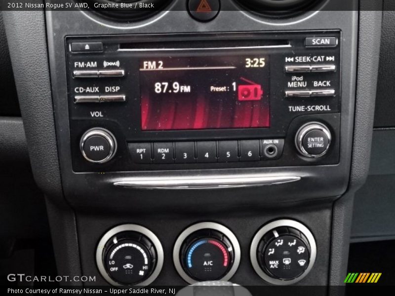 Graphite Blue / Black 2012 Nissan Rogue SV AWD