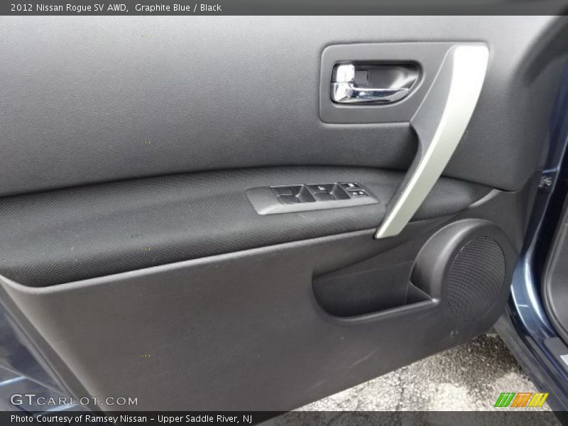 Graphite Blue / Black 2012 Nissan Rogue SV AWD