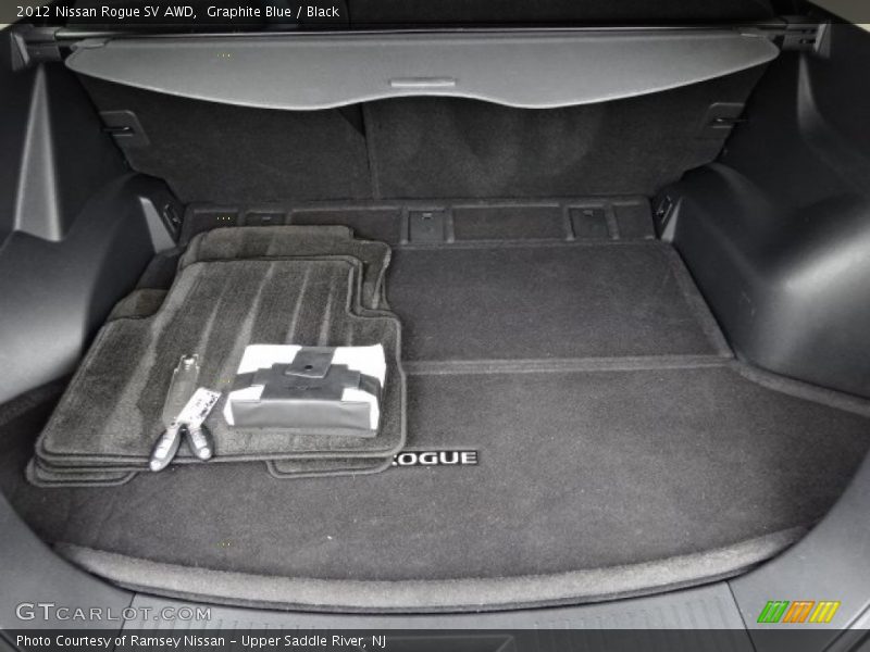 Graphite Blue / Black 2012 Nissan Rogue SV AWD