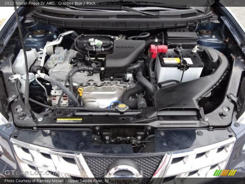 Graphite Blue / Black 2012 Nissan Rogue SV AWD