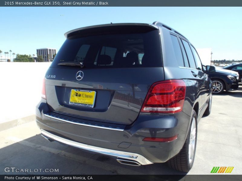 Steel Grey Metallic / Black 2015 Mercedes-Benz GLK 350
