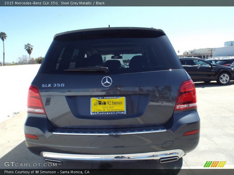 Steel Grey Metallic / Black 2015 Mercedes-Benz GLK 350