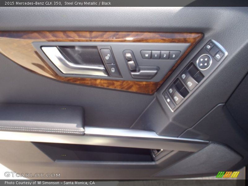 Steel Grey Metallic / Black 2015 Mercedes-Benz GLK 350