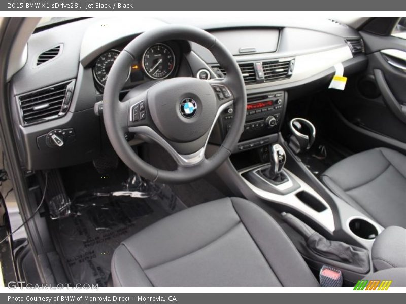 Jet Black / Black 2015 BMW X1 sDrive28i