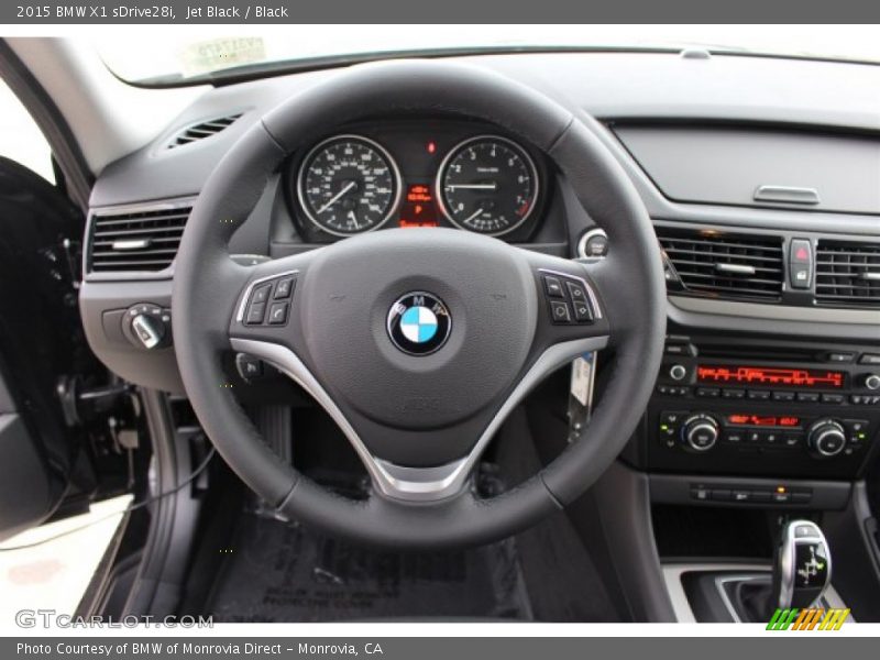 Jet Black / Black 2015 BMW X1 sDrive28i