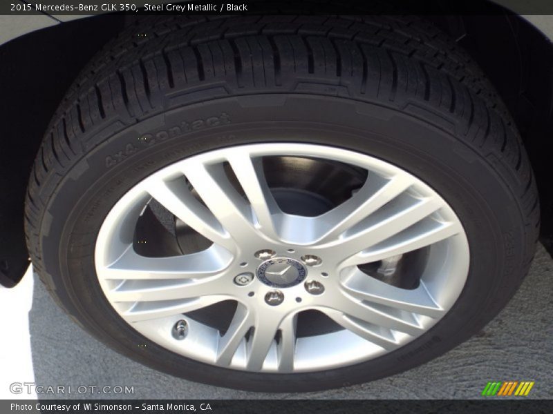 Steel Grey Metallic / Black 2015 Mercedes-Benz GLK 350