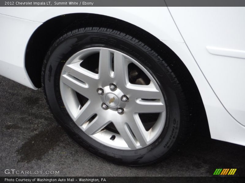 Summit White / Ebony 2012 Chevrolet Impala LT