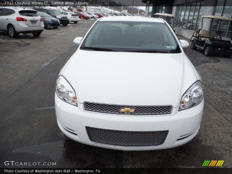 Summit White / Ebony 2012 Chevrolet Impala LT