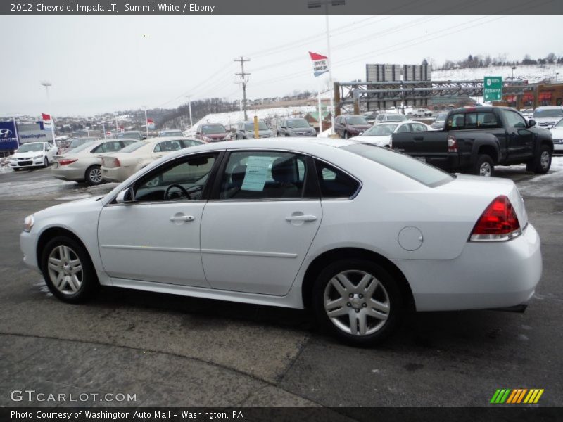 Summit White / Ebony 2012 Chevrolet Impala LT