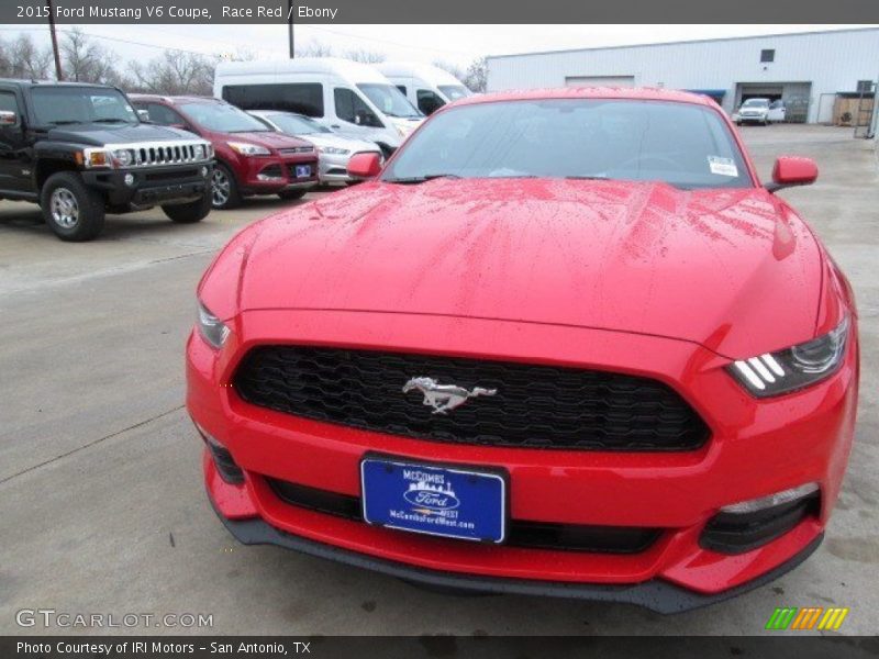 Race Red / Ebony 2015 Ford Mustang V6 Coupe