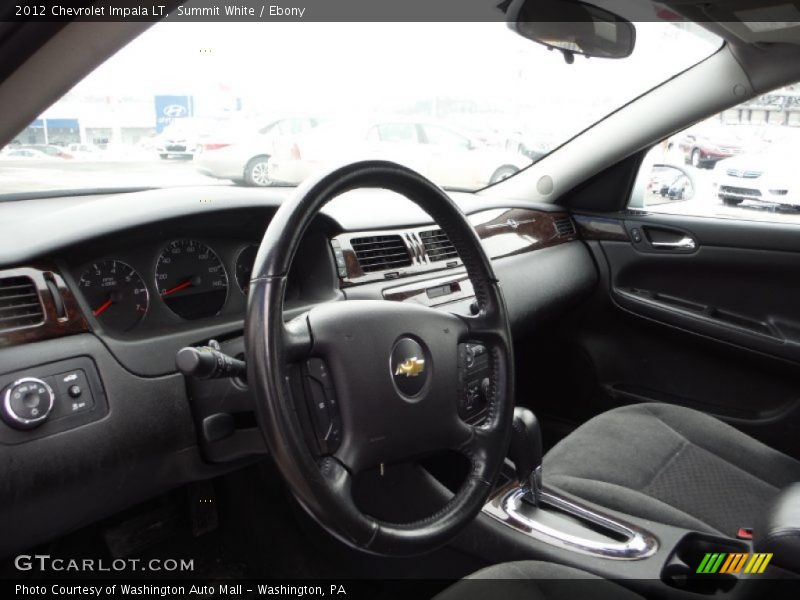 Summit White / Ebony 2012 Chevrolet Impala LT