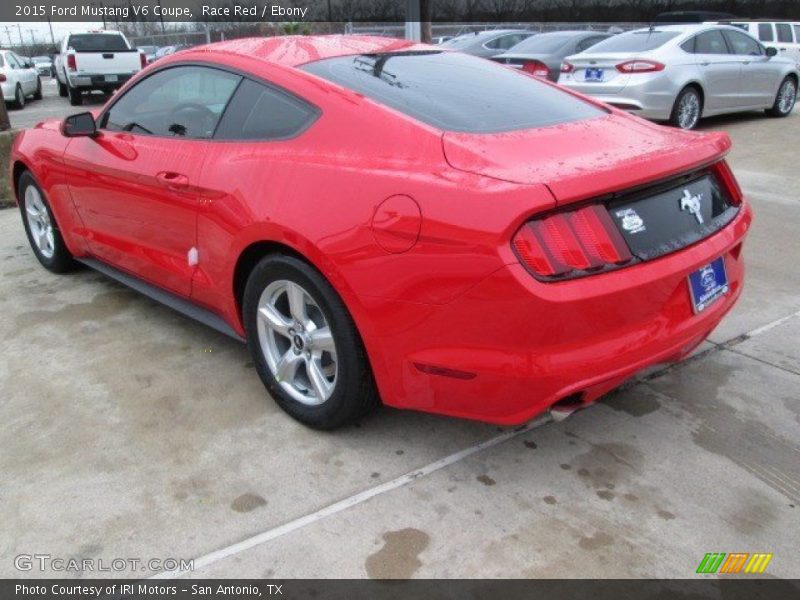 Race Red / Ebony 2015 Ford Mustang V6 Coupe