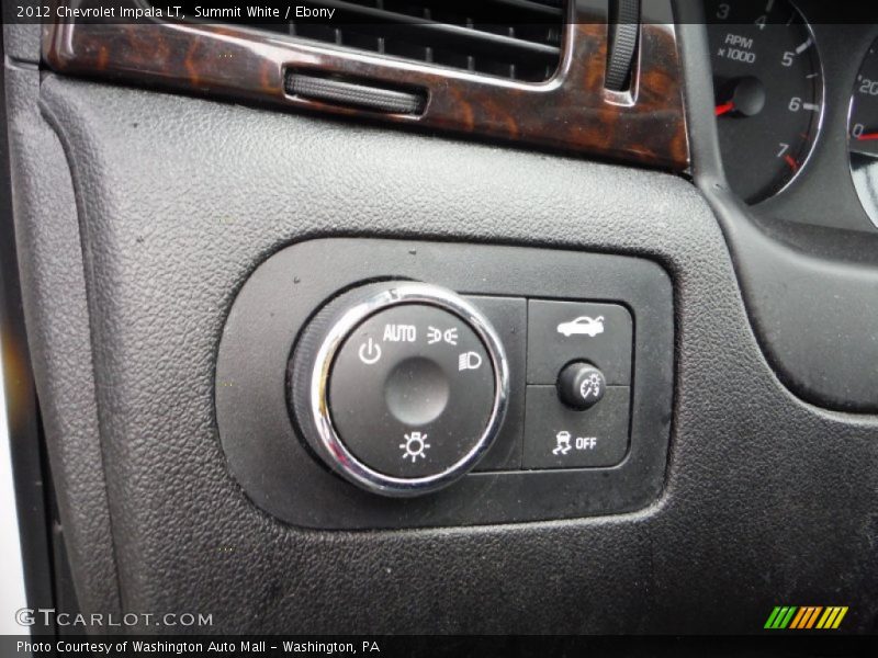 Summit White / Ebony 2012 Chevrolet Impala LT