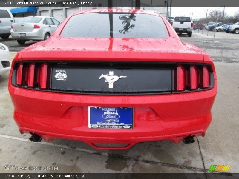 Race Red / Ebony 2015 Ford Mustang V6 Coupe