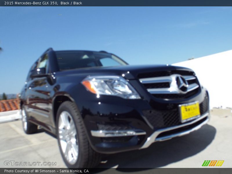 Black / Black 2015 Mercedes-Benz GLK 350