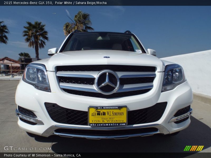 Polar White / Sahara Beige/Mocha 2015 Mercedes-Benz GLK 350