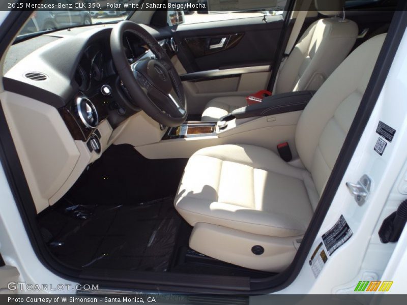 Polar White / Sahara Beige/Mocha 2015 Mercedes-Benz GLK 350