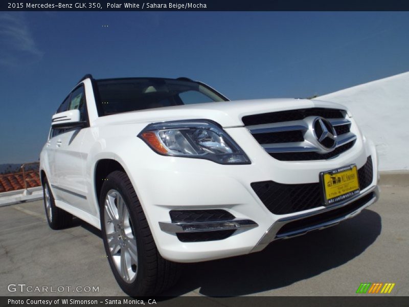 Polar White / Sahara Beige/Mocha 2015 Mercedes-Benz GLK 350