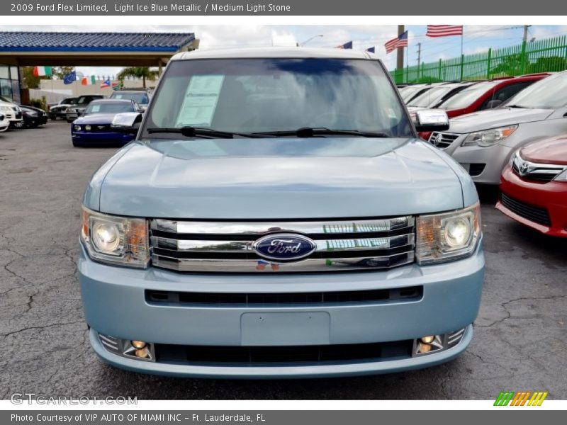 Light Ice Blue Metallic / Medium Light Stone 2009 Ford Flex Limited
