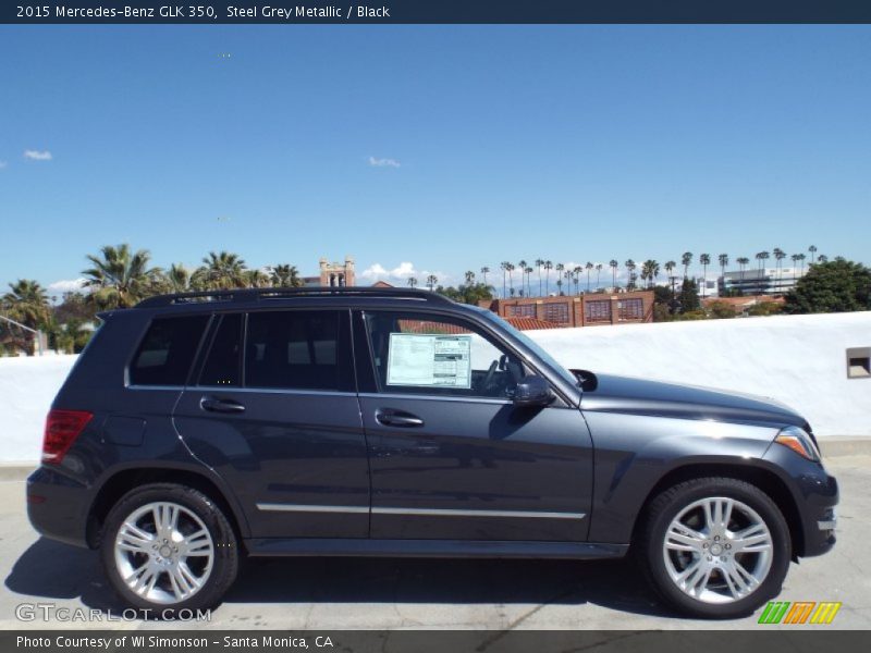 Steel Grey Metallic / Black 2015 Mercedes-Benz GLK 350