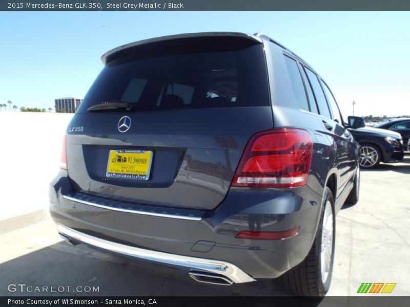 Steel Grey Metallic / Black 2015 Mercedes-Benz GLK 350