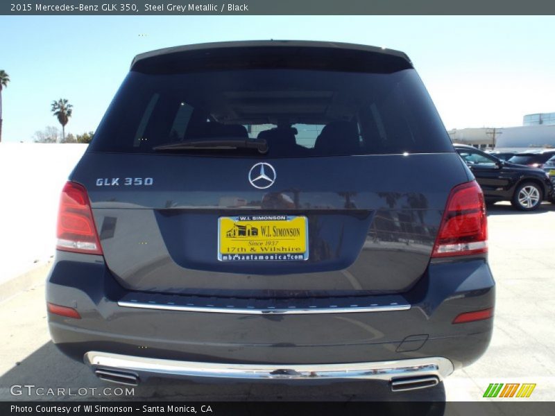 Steel Grey Metallic / Black 2015 Mercedes-Benz GLK 350