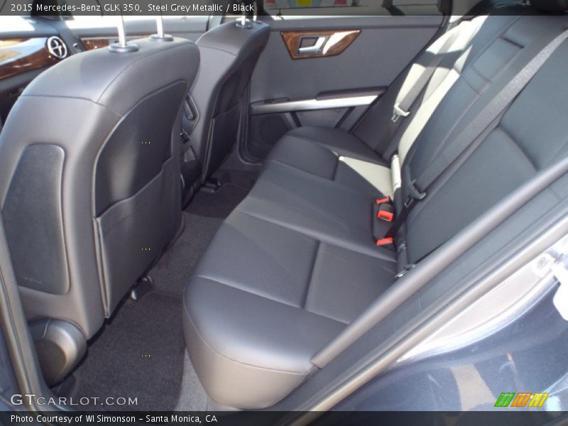 Steel Grey Metallic / Black 2015 Mercedes-Benz GLK 350