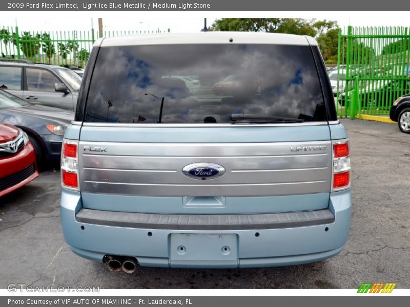 Light Ice Blue Metallic / Medium Light Stone 2009 Ford Flex Limited