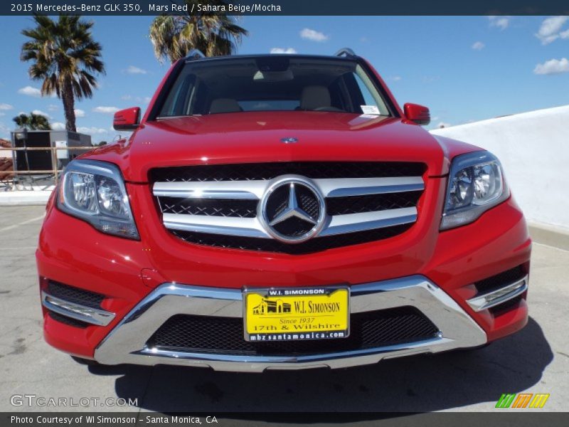 Mars Red / Sahara Beige/Mocha 2015 Mercedes-Benz GLK 350