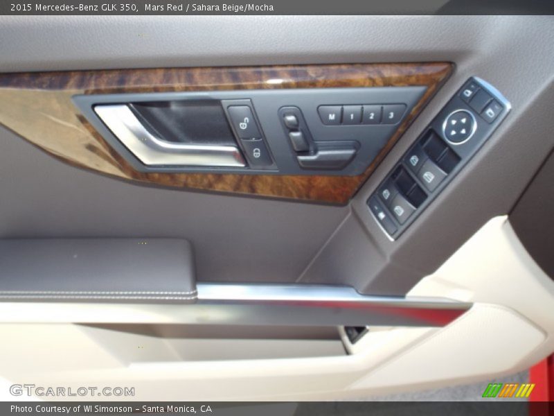 Mars Red / Sahara Beige/Mocha 2015 Mercedes-Benz GLK 350