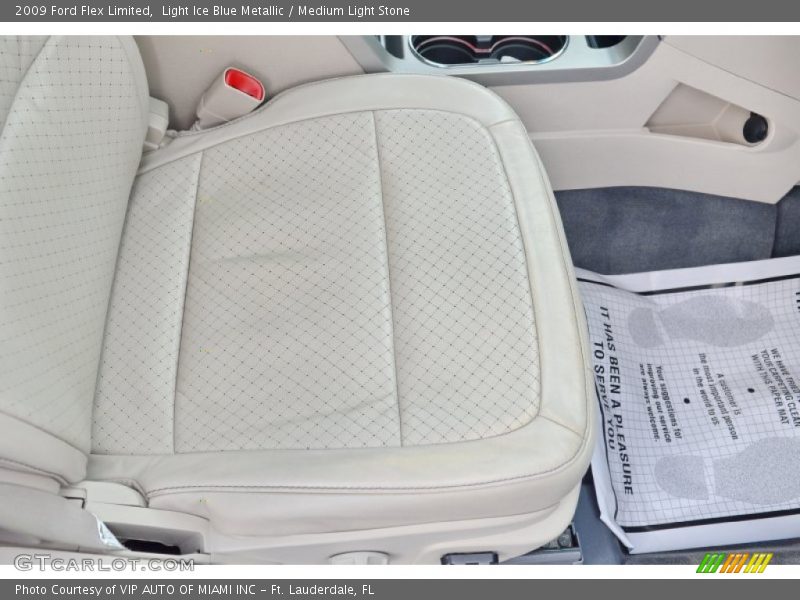 Light Ice Blue Metallic / Medium Light Stone 2009 Ford Flex Limited