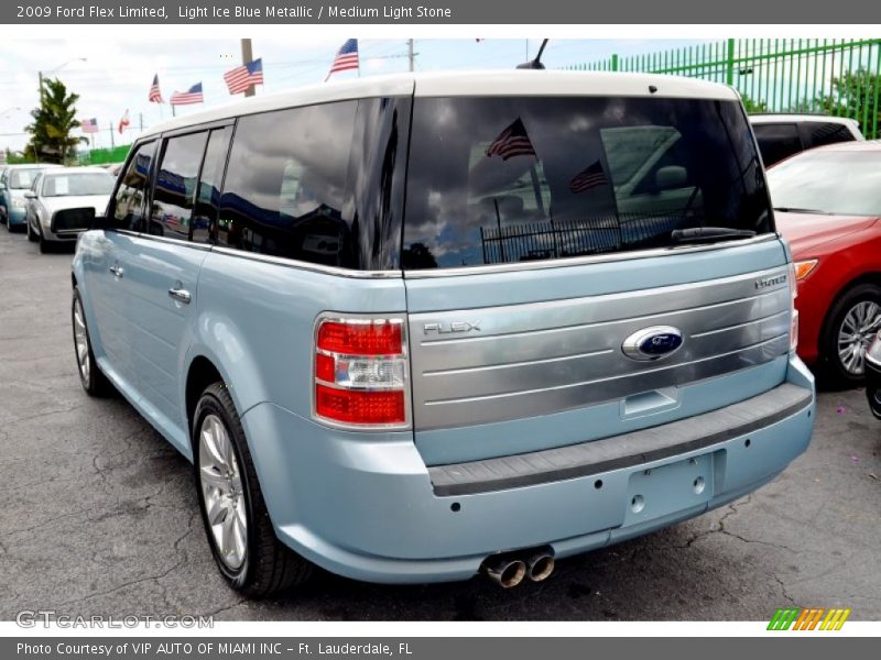 Light Ice Blue Metallic / Medium Light Stone 2009 Ford Flex Limited