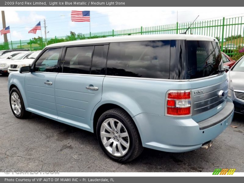 Light Ice Blue Metallic / Medium Light Stone 2009 Ford Flex Limited