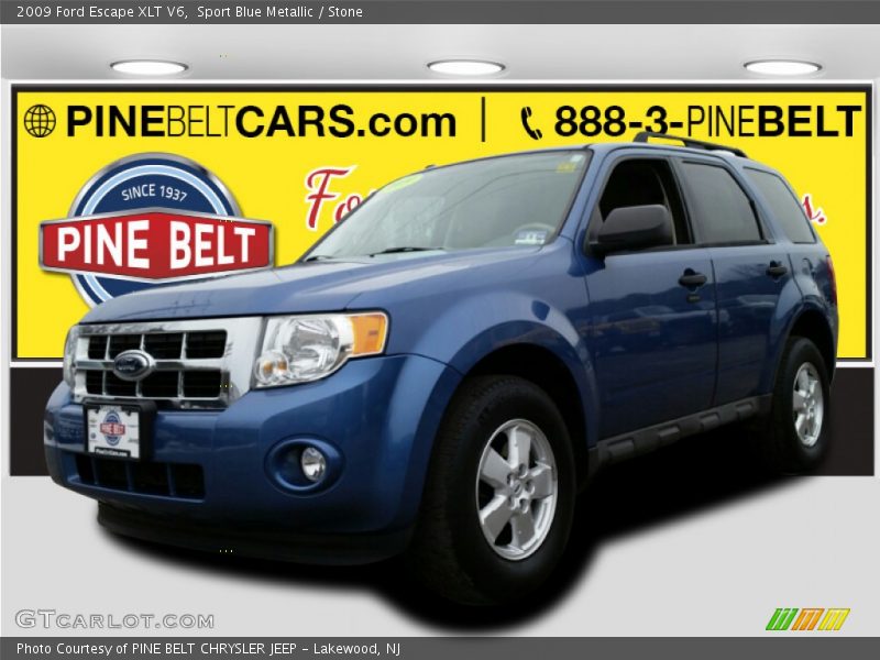 Sport Blue Metallic / Stone 2009 Ford Escape XLT V6