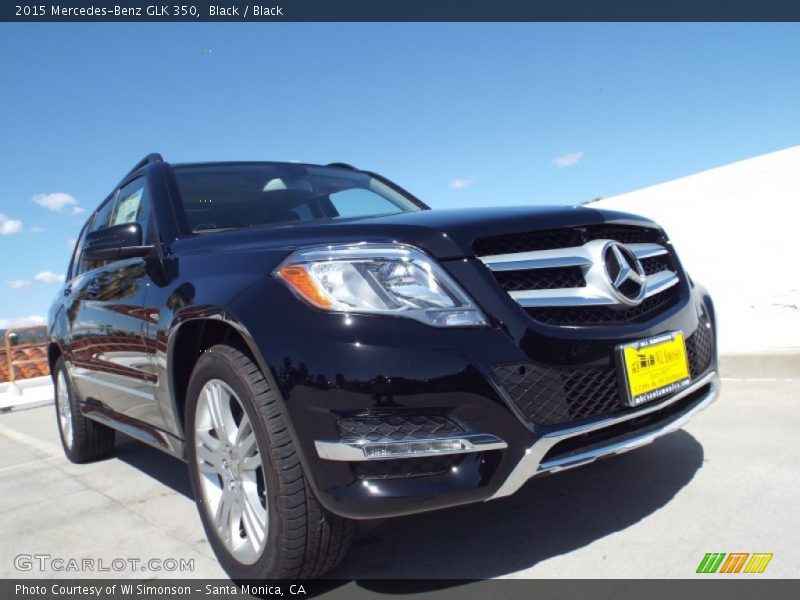 Black / Black 2015 Mercedes-Benz GLK 350