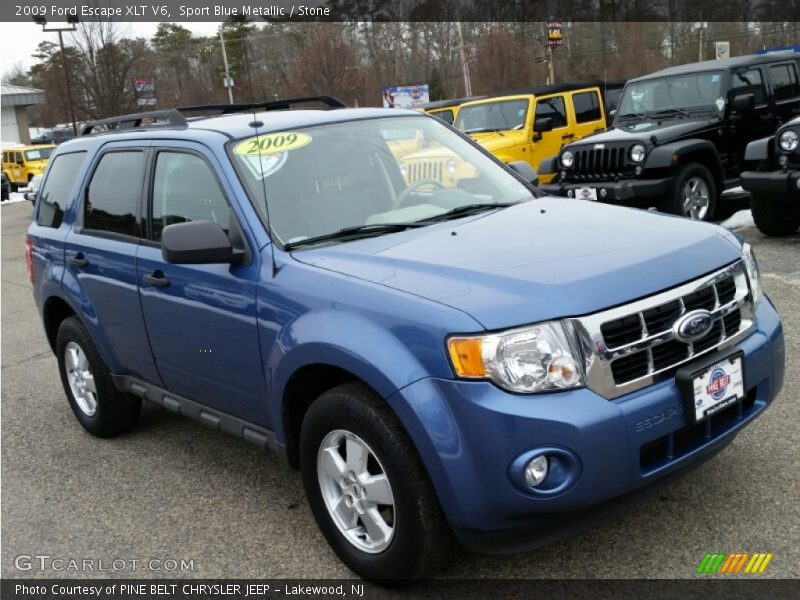 Sport Blue Metallic / Stone 2009 Ford Escape XLT V6