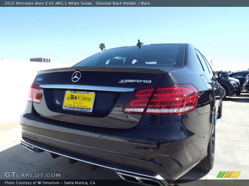 Obsidian Black Metallic / Black 2015 Mercedes-Benz E 63 AMG S 4Matic Sedan